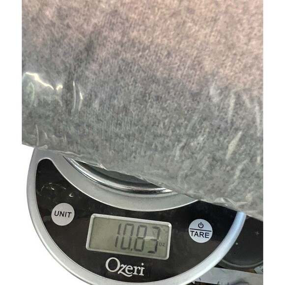 Filoro Womens 2 Ply Cashmere Long Sleeve Hooded Knit Sweater Pockets Gray M/L - Picture 8 of 9